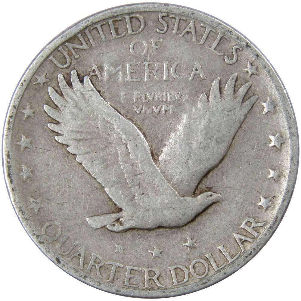 1929 S Standing Liberty Quarter G Good 90% Silver 25c US Type Coin Collectible