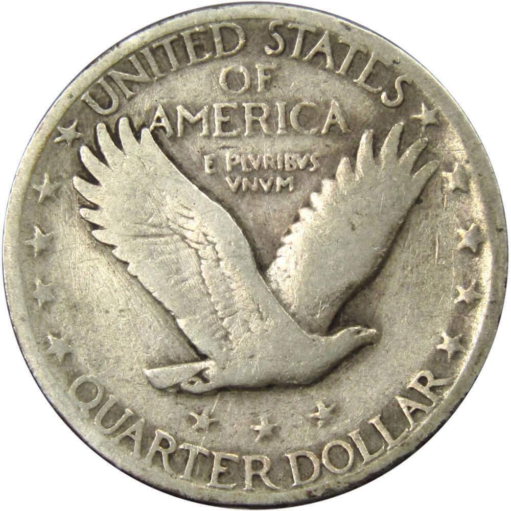 1929 S Standing Liberty Quarter VG Very Good 90% Silver 25c US Type Coin