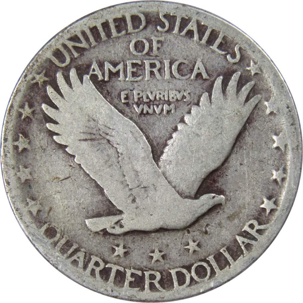 1930 Standing Liberty Quarter AG About Good 90% Silver 25c US Type Coin
