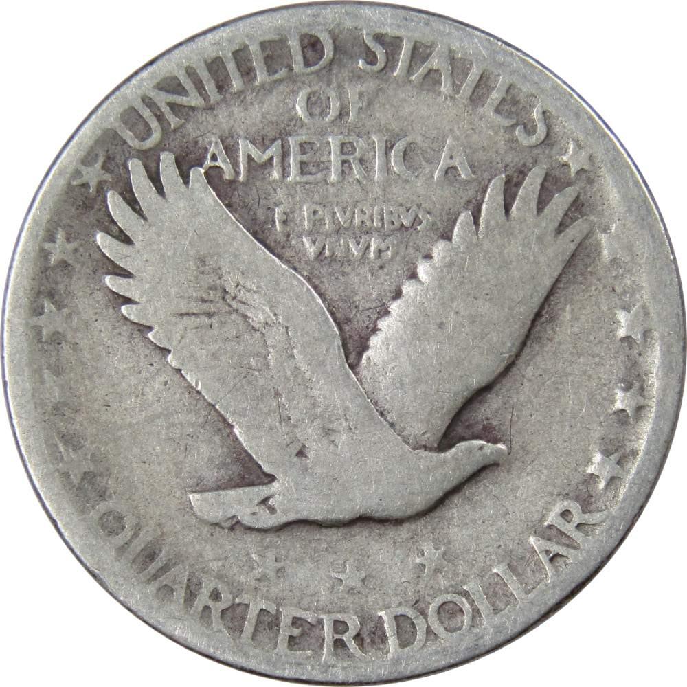 1930 S Standing Liberty Quarter AG About Good 90% Silver 25c US Type Coin