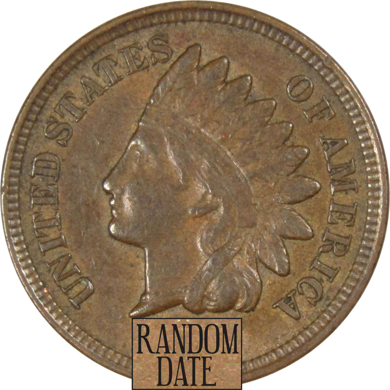 Indian Head Cent XF EF Extremely Fine Random Date Bronze Penny 1c Coin -Indian Head Pennies - Indian Head Cents - Indian Head Penny - Profile Coins &amp; Collectibles