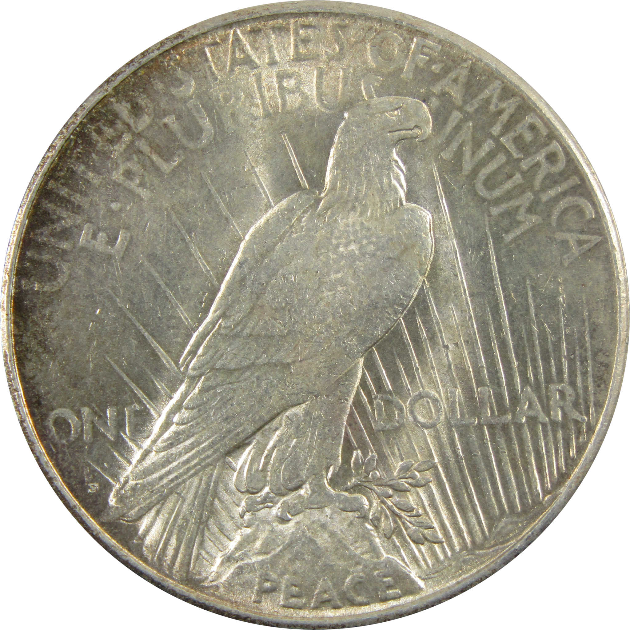 1923 S Peace Dollar AU About Uncirculated 90 Silver 1 Coin SKU I5427