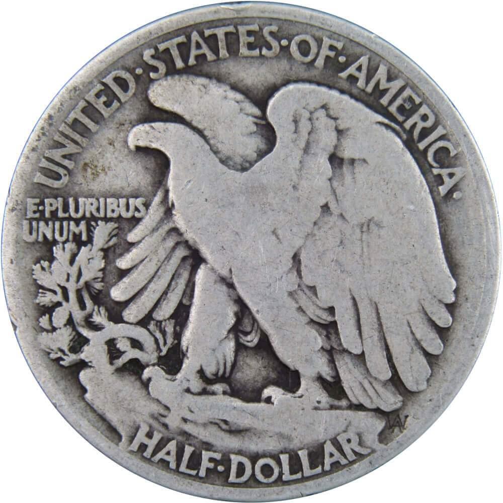 1917 Liberty Walking Half Dollar AG About Good 90% Silver 50c US Coin