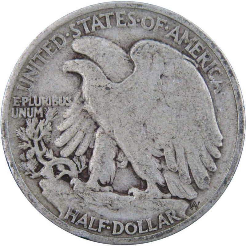 1935 Liberty Walking Half Dollar VG Very Good 90% Silver 50c US Coin Collectible - Walking Liberty Half Dollars - Profile Coins &amp; Collectibles