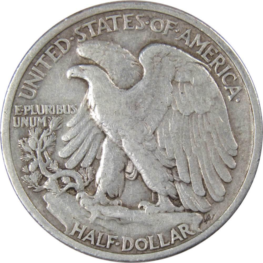 1935 Liberty Walking Half Dollar F Fine 90% Silver 50c US Coin Collectible