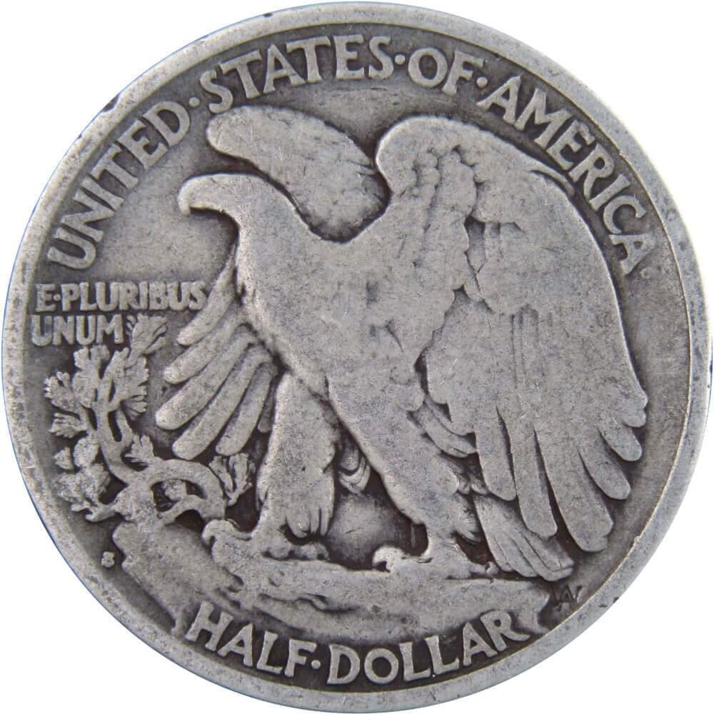 1936 S Liberty Walking Half Dollar AG About Good 90% Silver 50c US Coin