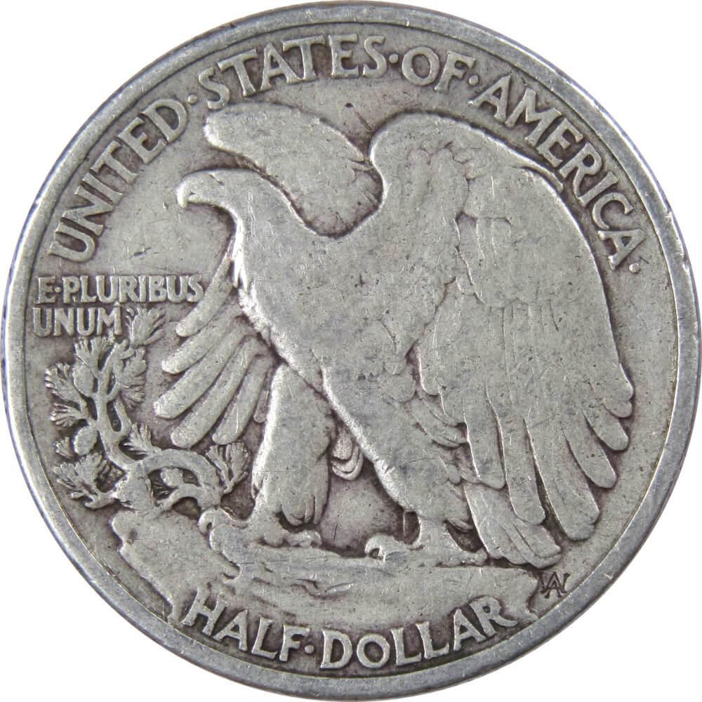 1937 Liberty Walking Half Dollar F Fine 90% Silver 50c US Coin Collectible