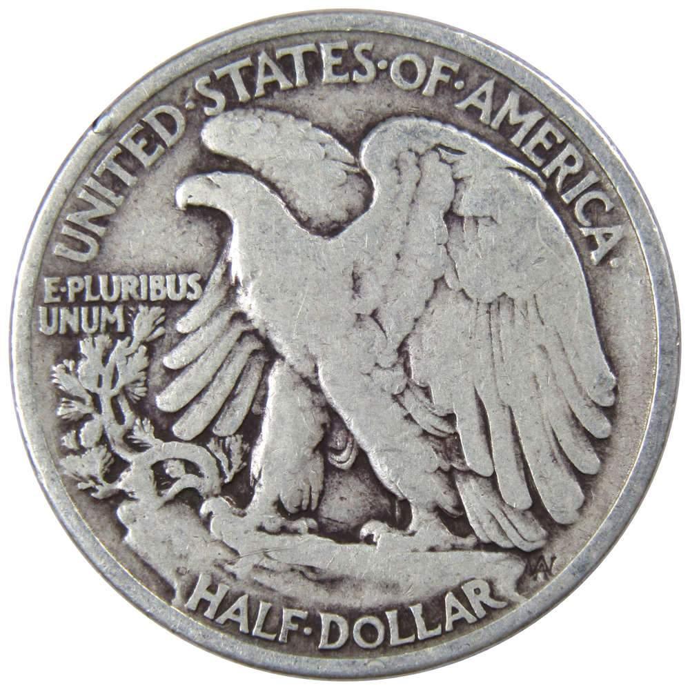 1937 Liberty Walking Half Dollar AG About Good 90% Silver 50c US Coin