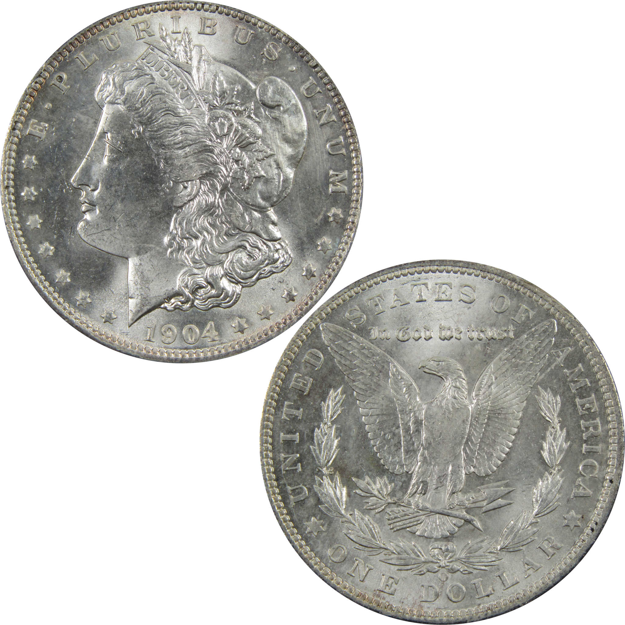 1904 O Morgan Dollar BU Uncirculated 90% Silver $1 Coin SKU:I4853 - Morgan coin - Morgan silver dollar - Morgan silver dollar for sale - Profile Coins &amp; Collectibles