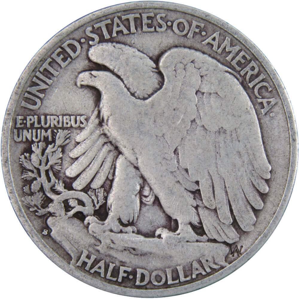 1941 S Liberty Walking Half Dollar AG About Good 90% Silver 50c US Coin