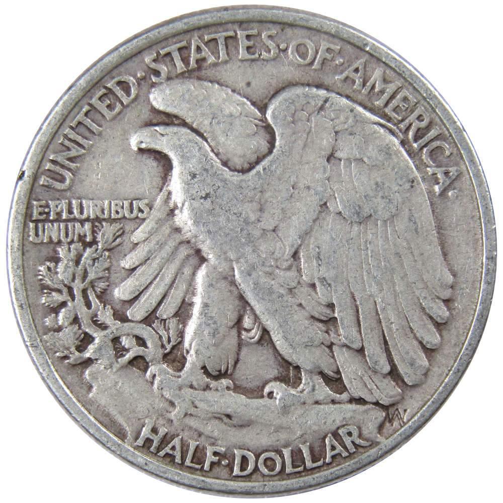 1943 Liberty Walking Half Dollar AG About Good 90% Silver 50c US Coin