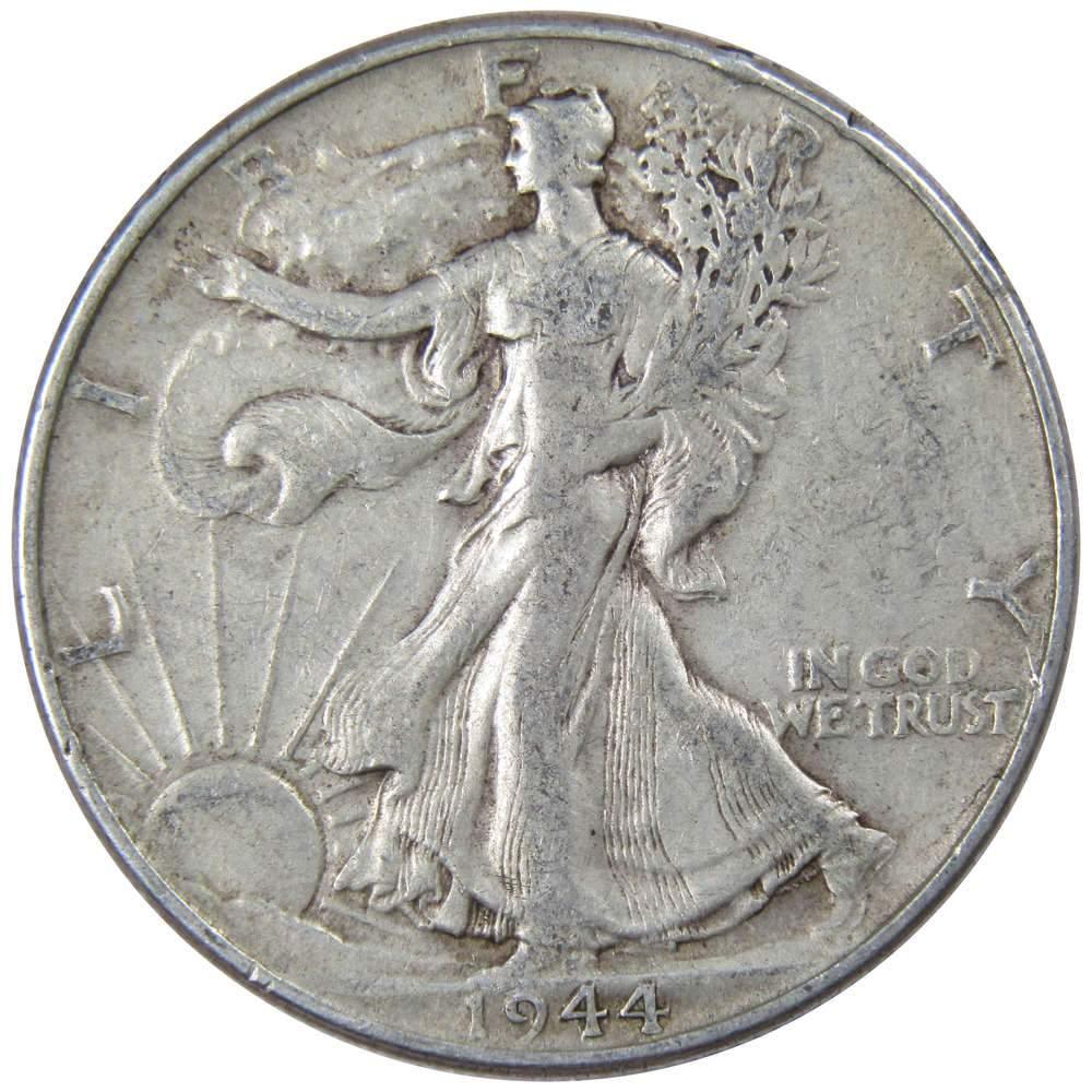 1944 Liberty Walking Half Dollar XF EF Extremely Fine 90% Silver 50c US Coin