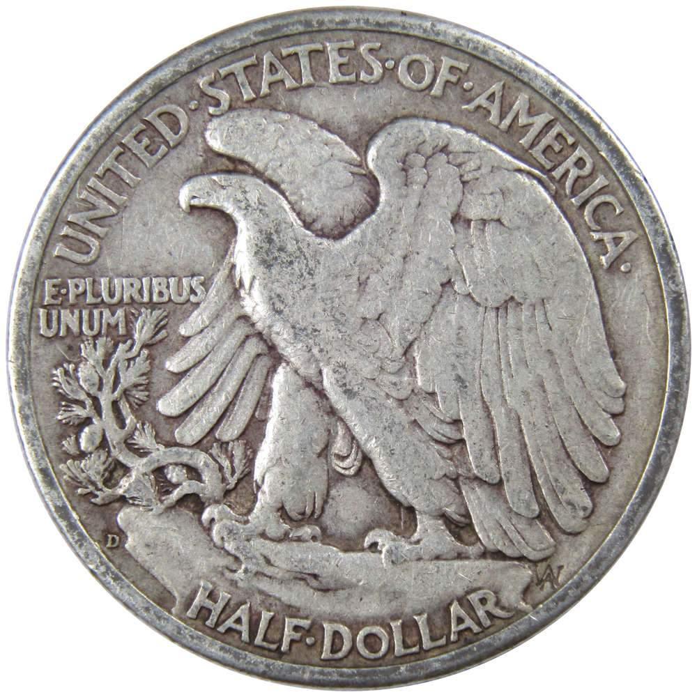 USA アメリカ 1944D NGC-AU58　50C ウォーキングリバティ 1944 D Liberty Walking Half Dollar F Fine 90% Silver 50c US Coin