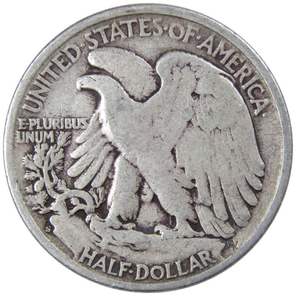 1945 S Liberty Walking Half Dollar VG Very Good 90% Silver 50c US Coin