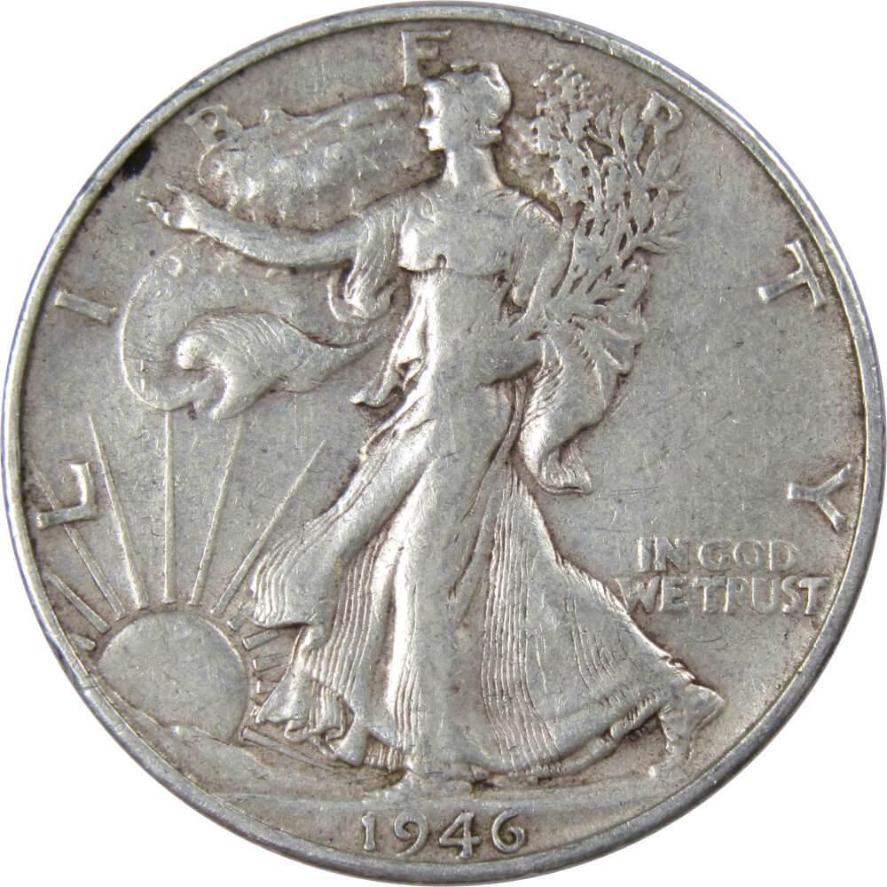 1946 S Liberty Walking Half Dollar VF Very Fine 90% Silver 50c US Coin