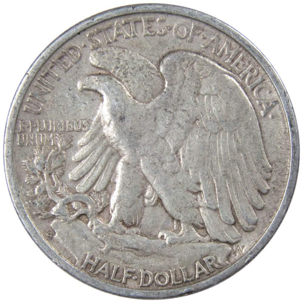 1946 S Liberty Walking Half Dollar AG About Good 90% Silver 50c US Coin