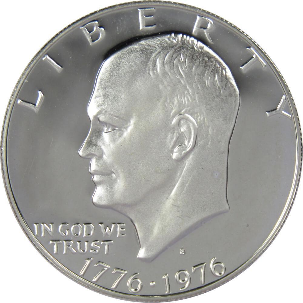 1976 S Type 1 Eisenhower Dollar Choice Proof 40% Silver IKE $1 US Coin