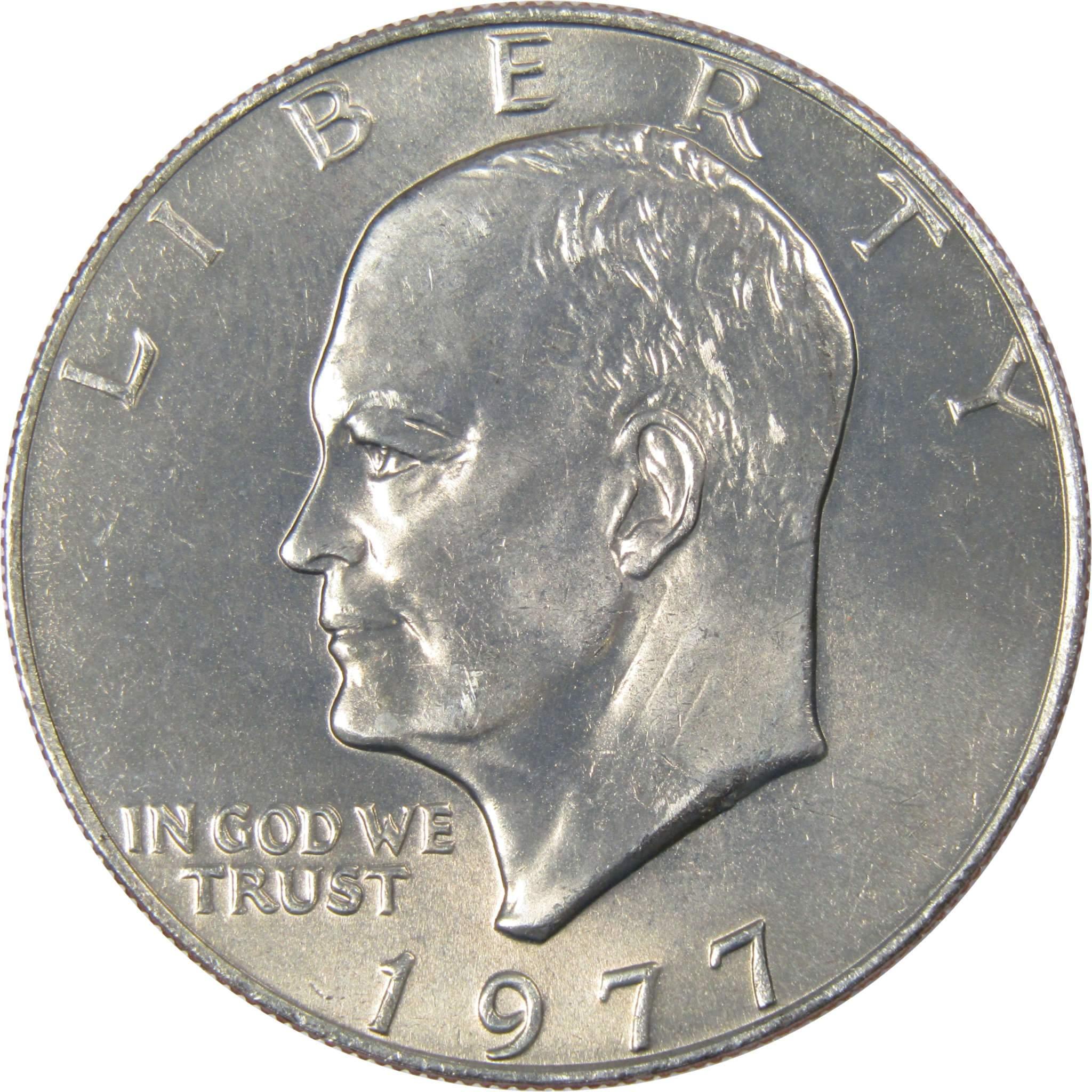 1977 Eisenhower Dollar BU Uncirculated Mint State Clad IKE $1 US Coin
