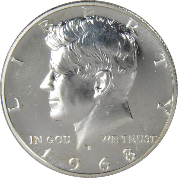 1968 S Kennedy Half Dollar Choice Proof 40% Silver 50c US Coin Collectible - Kennedy Half Dollars - JFK Half Dollar - Kennedy Coins - Profile Coins &amp; Collectibles