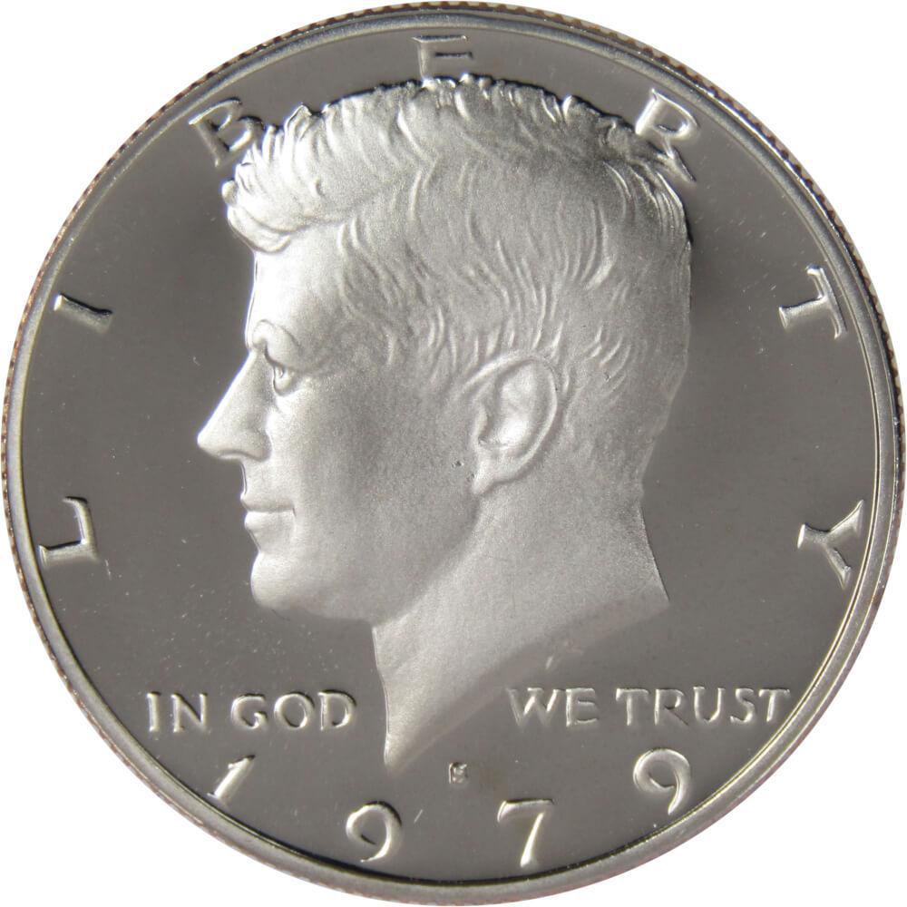 1979 S Type 1 Filled S Kennedy Half Dollar Choice Proof 50c US Coin Collectible