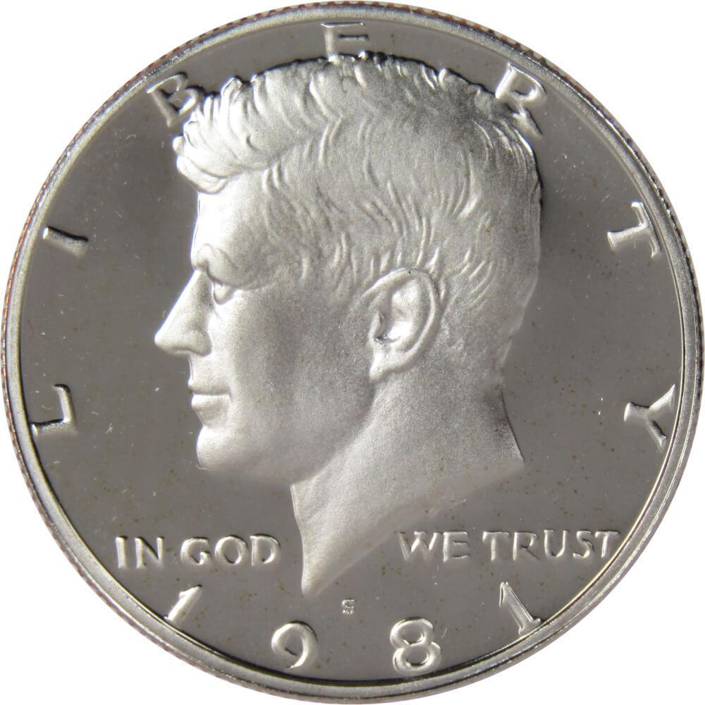 1981 S Type 1 Kennedy Half Dollar Choice Proof 50c US Coin Collectible