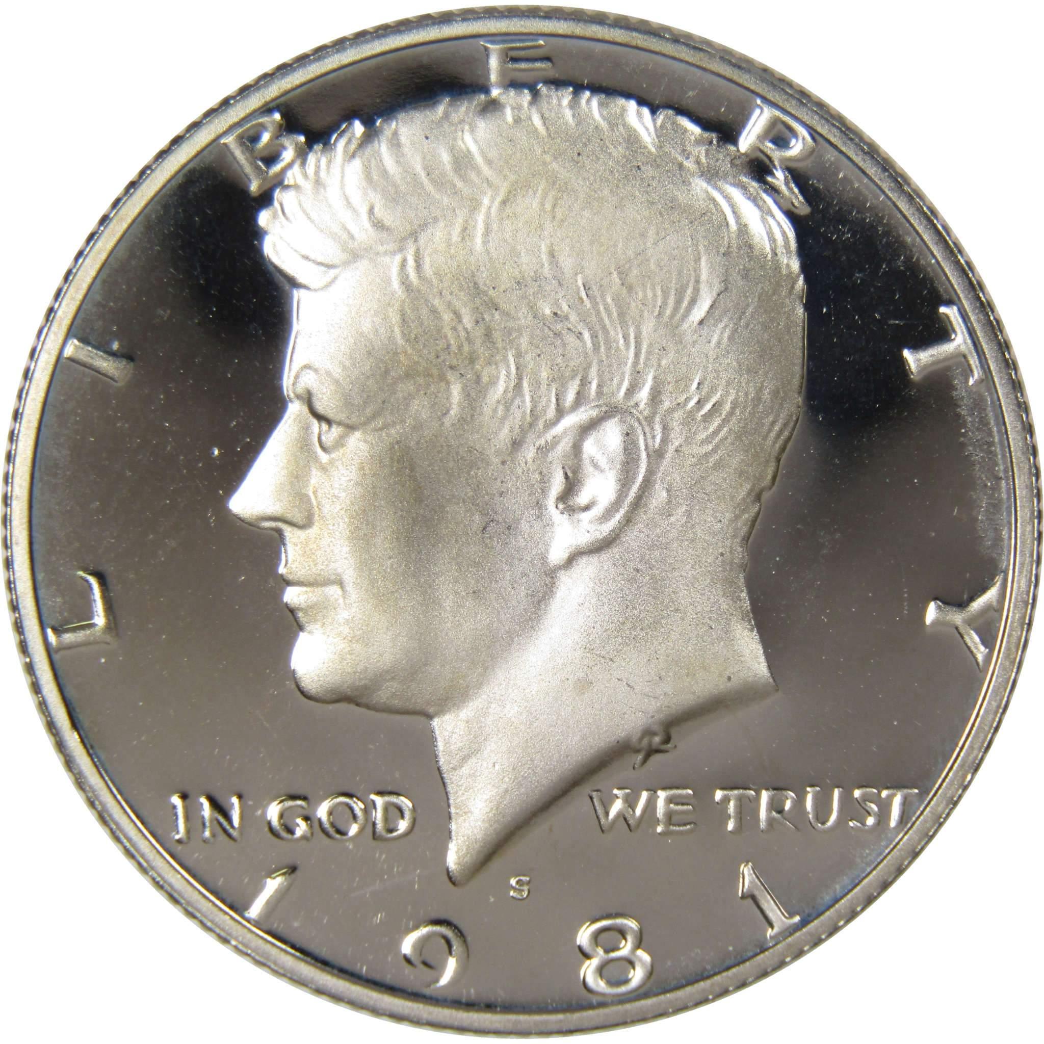 1981 S Type 2 Kennedy Half Dollar Choice Proof 50c US Coin Collectible