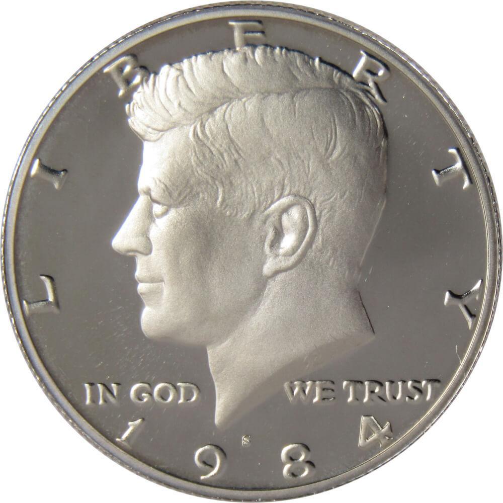 1984 S Kennedy Half Dollar Choice Proof 50c US Coin Collectible