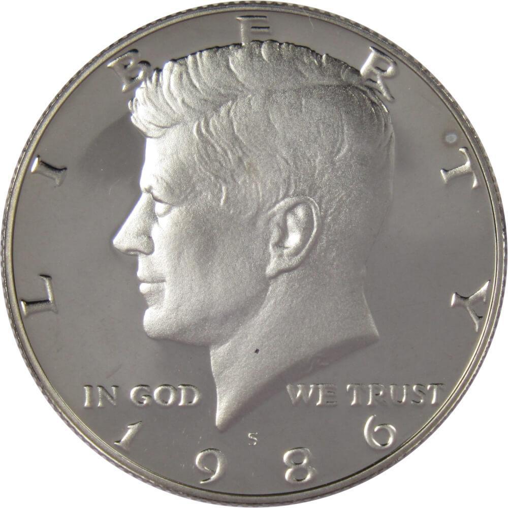 1986 S Kennedy Half Dollar Choice Proof 50c US Coin Collectible