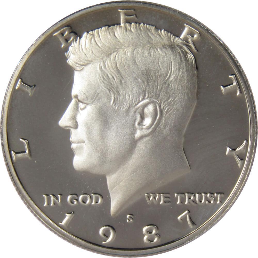 1987 S Kennedy Half Dollar Choice Proof 50c US Coin Collectible