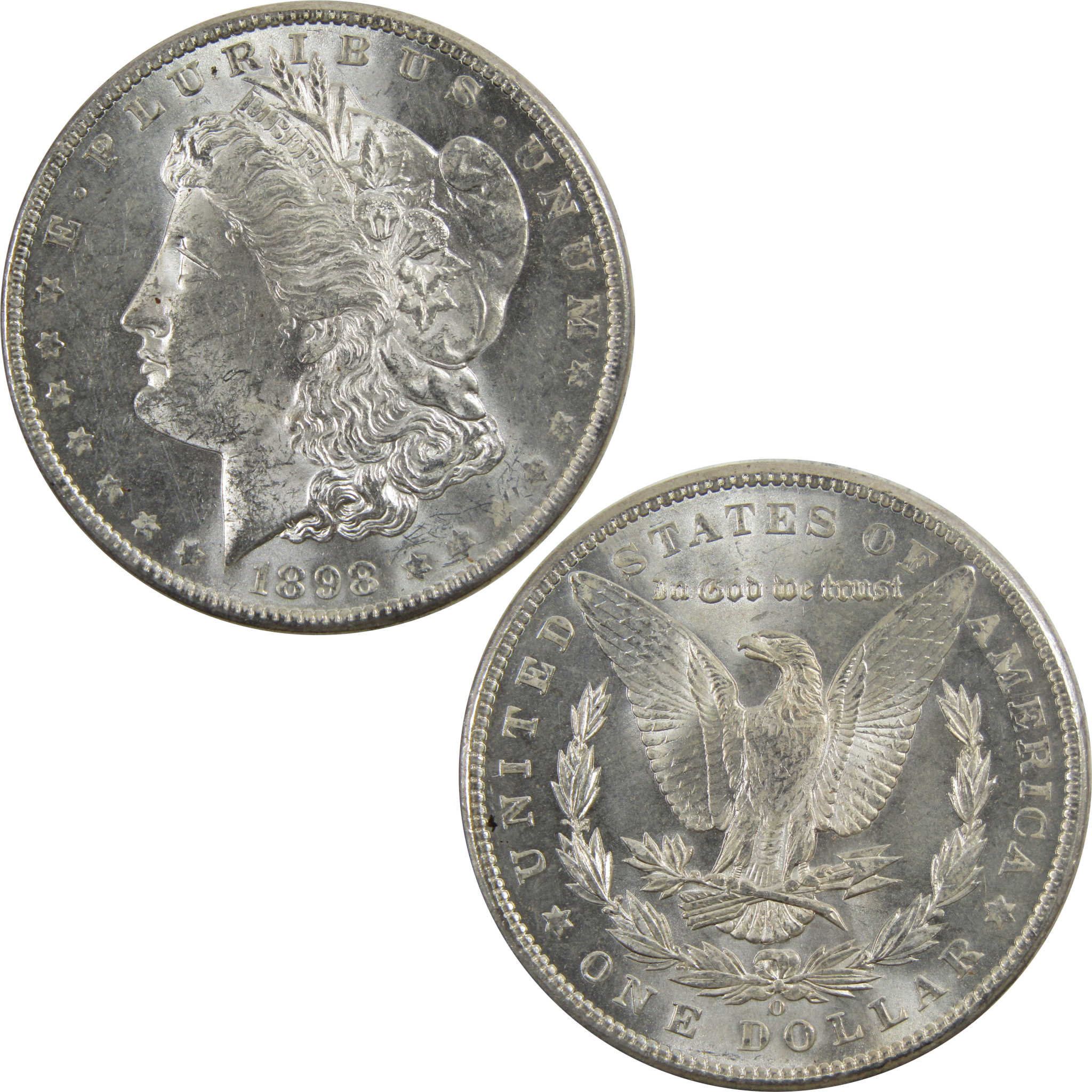 1898 O Morgan Dollar BU Uncirculated 90% Silver $1 Coin SKU:I5271 - Morgan coin - Morgan silver dollar - Morgan silver dollar for sale - Profile Coins &amp; Collectibles