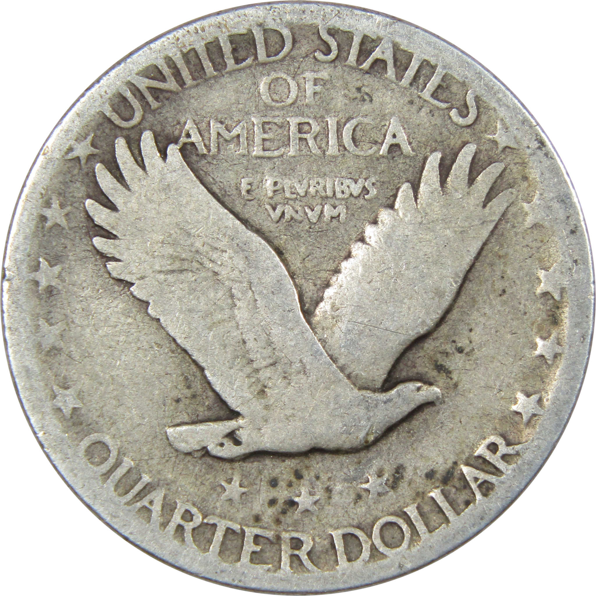 1928 S Standing Liberty Quarter AG About Good 90% Silver 25c US Type Coin
