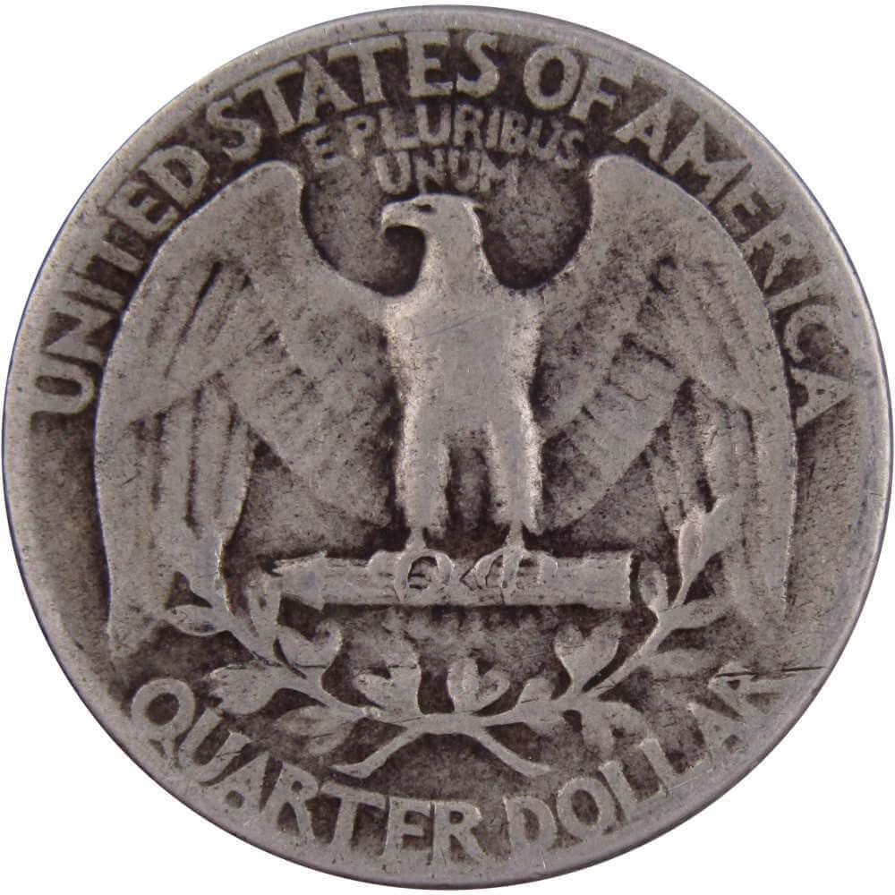 1940 Washington Quarter F Fine 90% Silver 25c US Coin Collectible