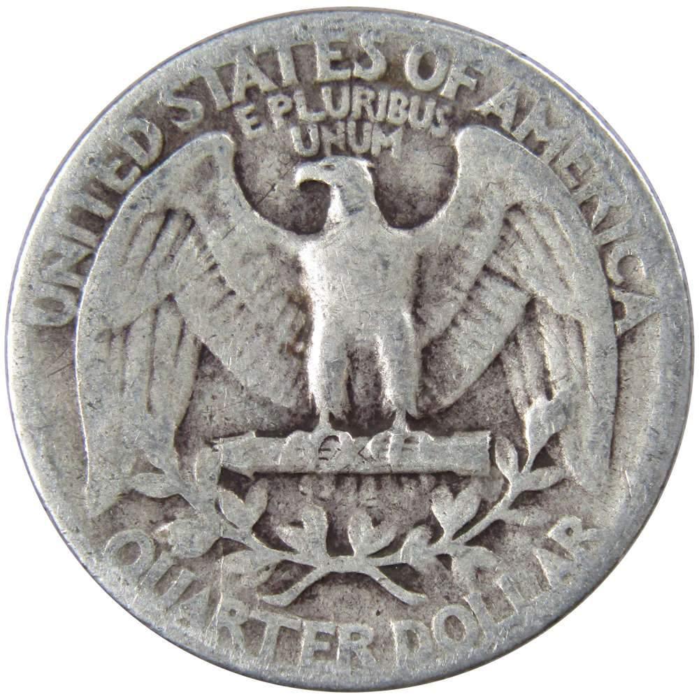 1942 Washington Quarter VG Very Good 90% Silver 25c US Coin Collectible