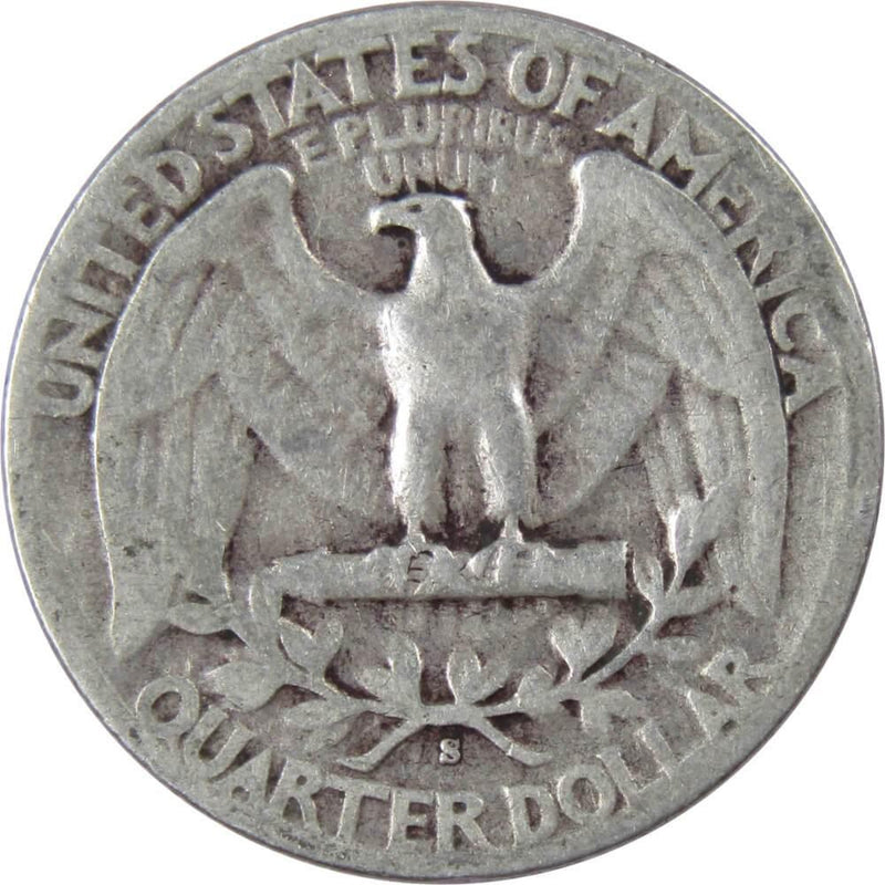 1942 S Washington Quarter VG Very Good 90% Silver 25c US Coin Collectible - Washington Quarters for Sale - Profile Coins &amp; Collectibles
