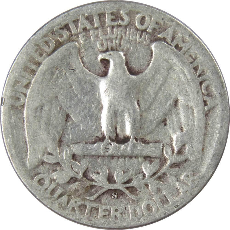 1944 S Washington Quarter AG About Good 90% Silver 25c US Coin Collectible - Washington Quarters for Sale - Profile Coins &amp; Collectibles