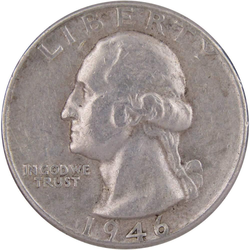 1946 Washington Quarter XF EF Extremely Fine 90% Silver 25c US Coin Collectible