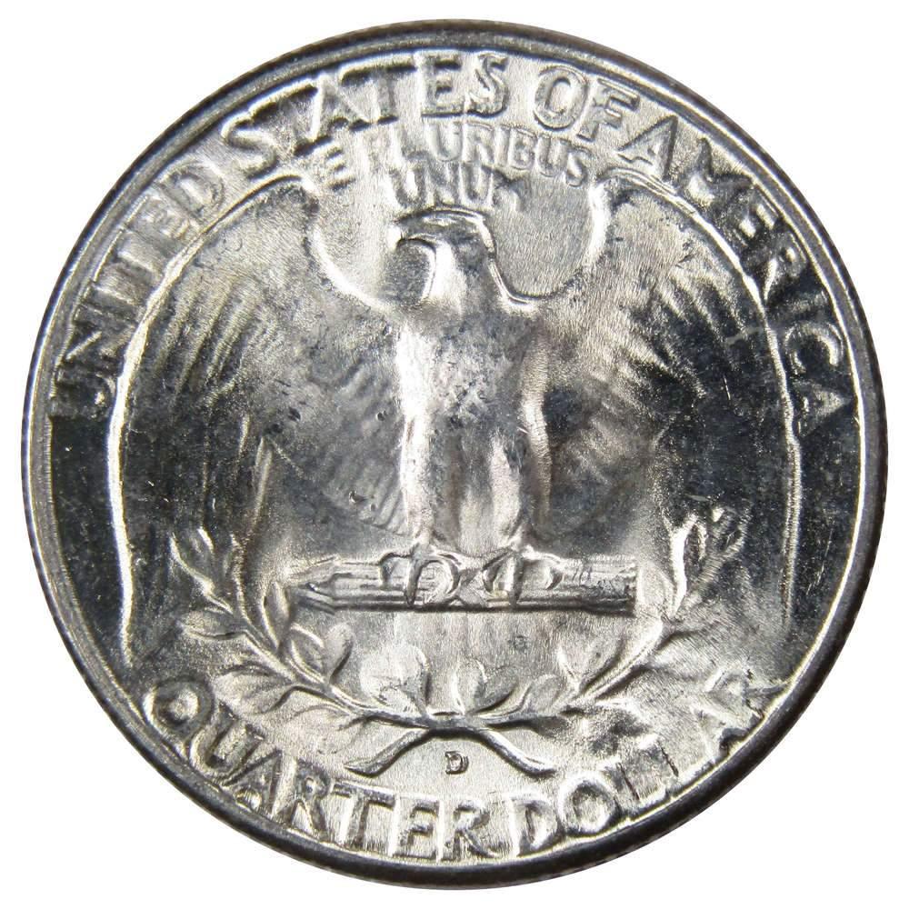 1946 D Washington Quarter BU Uncirculated Mint State 90% Silver 25c US Coin