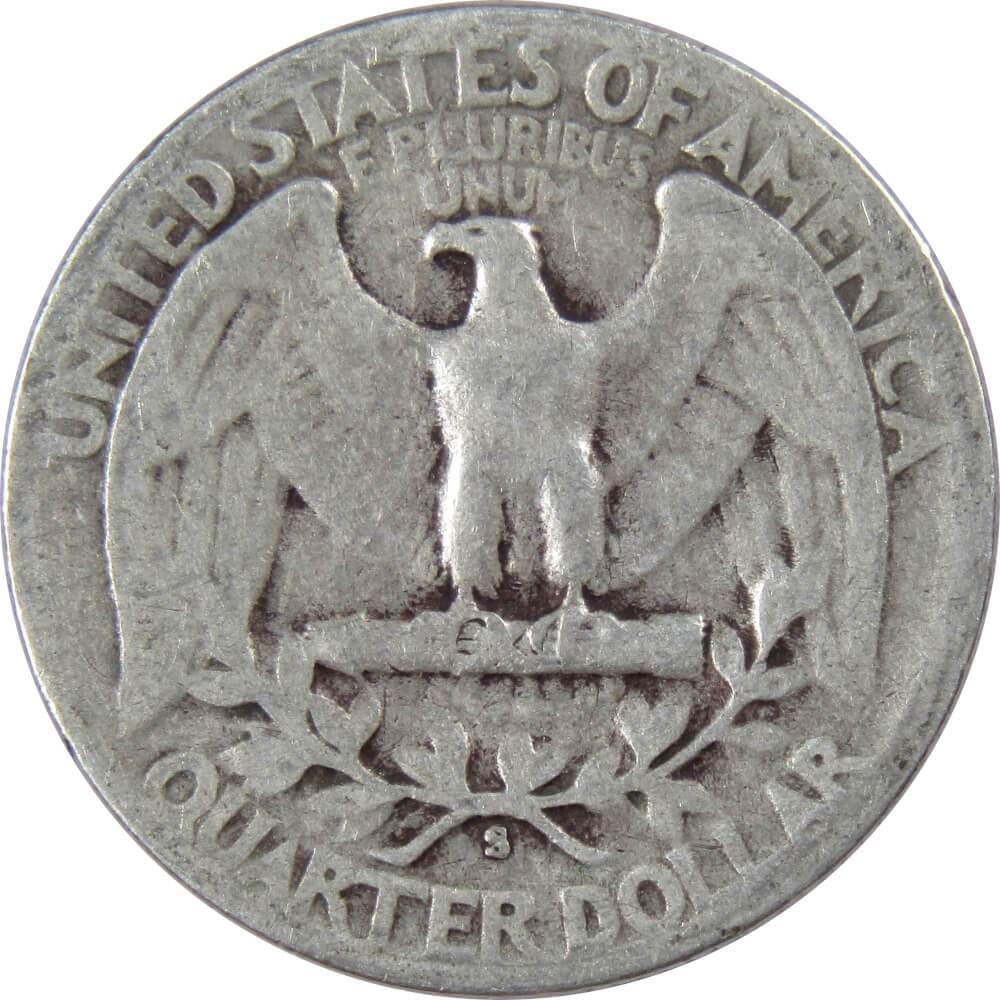 1948 S Washington Quarter G Good 90% Silver 25c US Coin Collectible