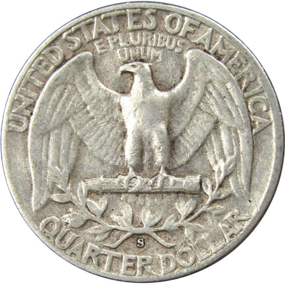 1948 S Washington Quarter VF Very Fine 90% Silver 25c US Coin Collectible