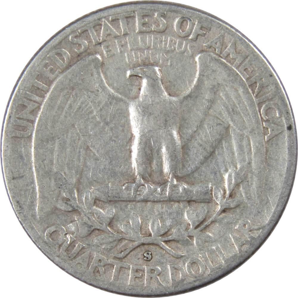 1948 S Washington Quarter AG About Good 90% Silver 25c US Coin Collectible