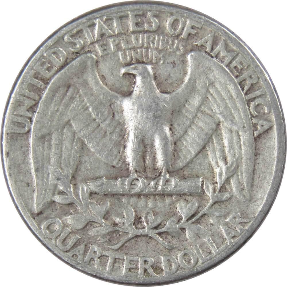 1952 Washington Quarter F Fine 90% Silver 25c US Coin Collectible