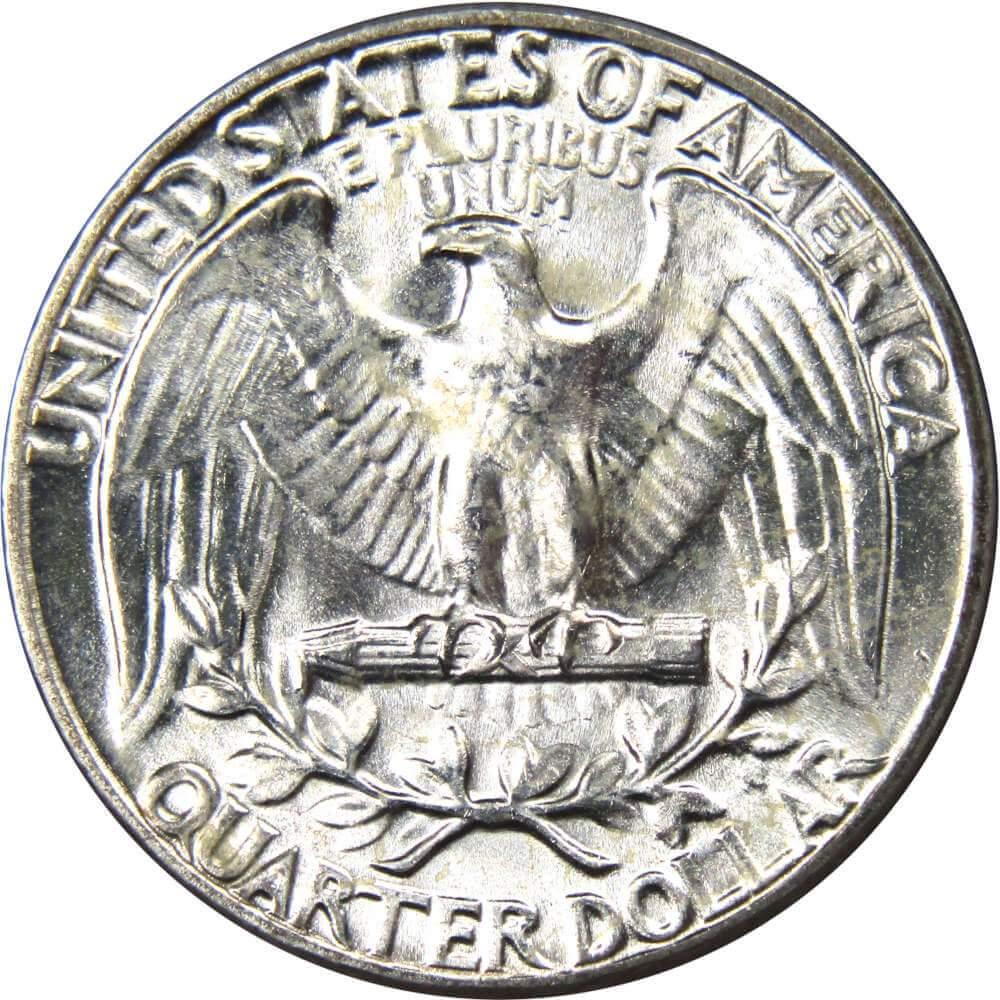 1952 Washington Quarter BU Uncirculated Mint State 90% Silver 25c US Coin