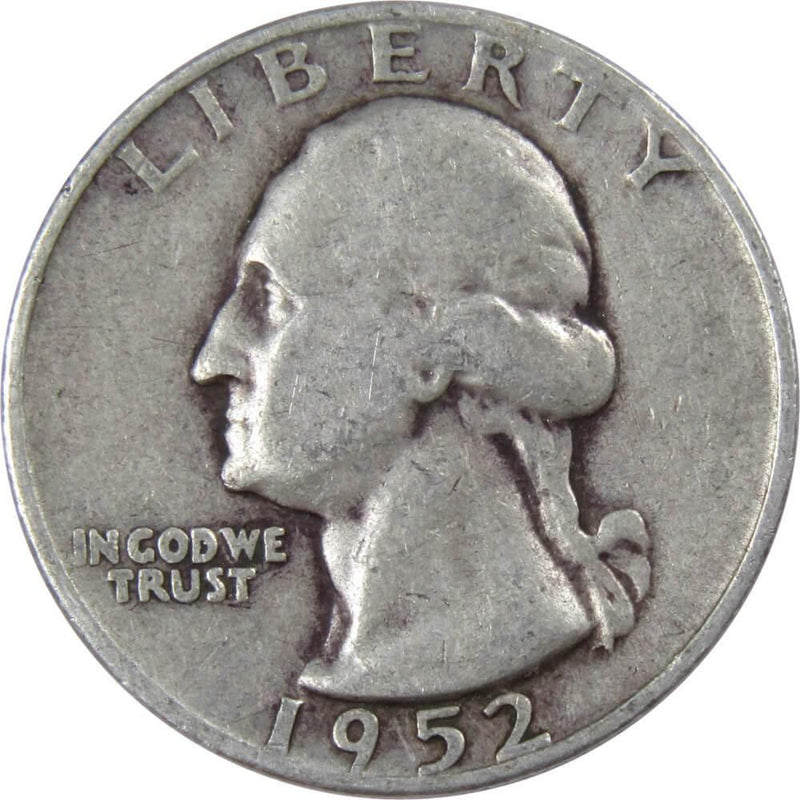 1952 D Washington Quarter G Good 90% Silver 25c US Coin Collectible - Washington Quarters for Sale - Profile Coins &amp; Collectibles