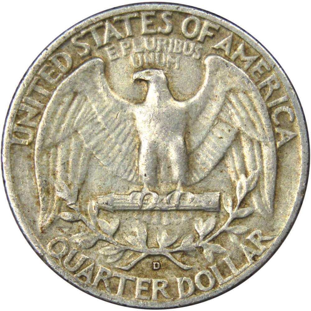 1953 D Washington Quarter XF EF Extremely Fine 90% Silver 25c US Coin