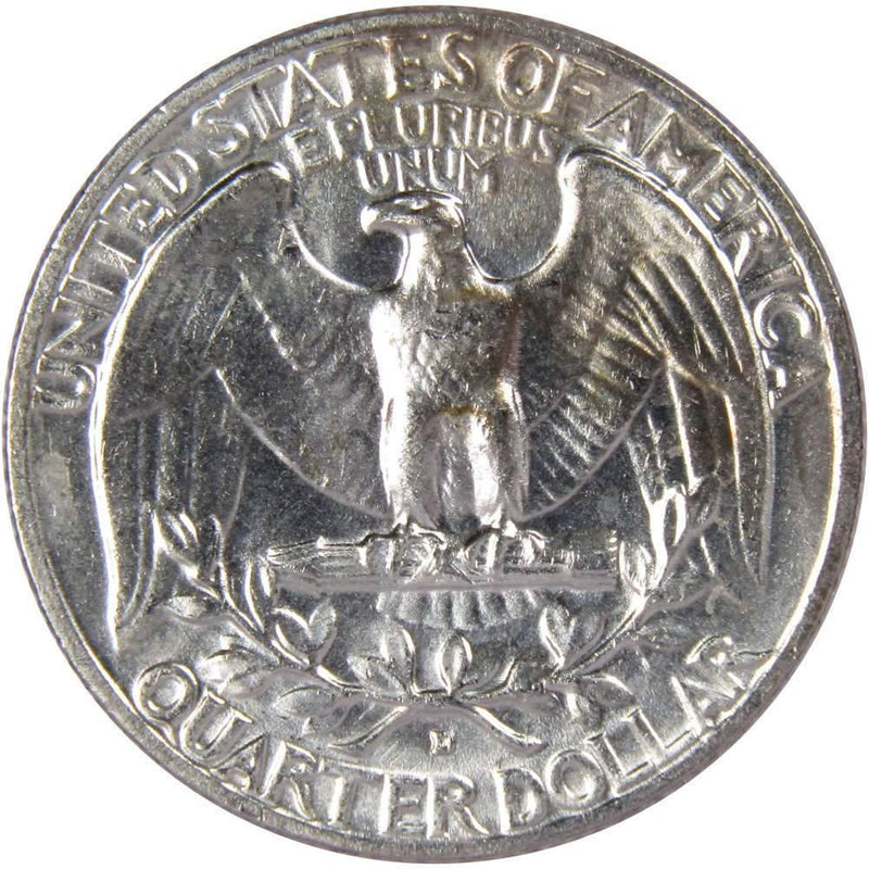 1955 D Washington Quarter BU Uncirculated Mint State 90% Silver 25c US Coin - Washington Quarters for Sale - Profile Coins &amp; Collectibles