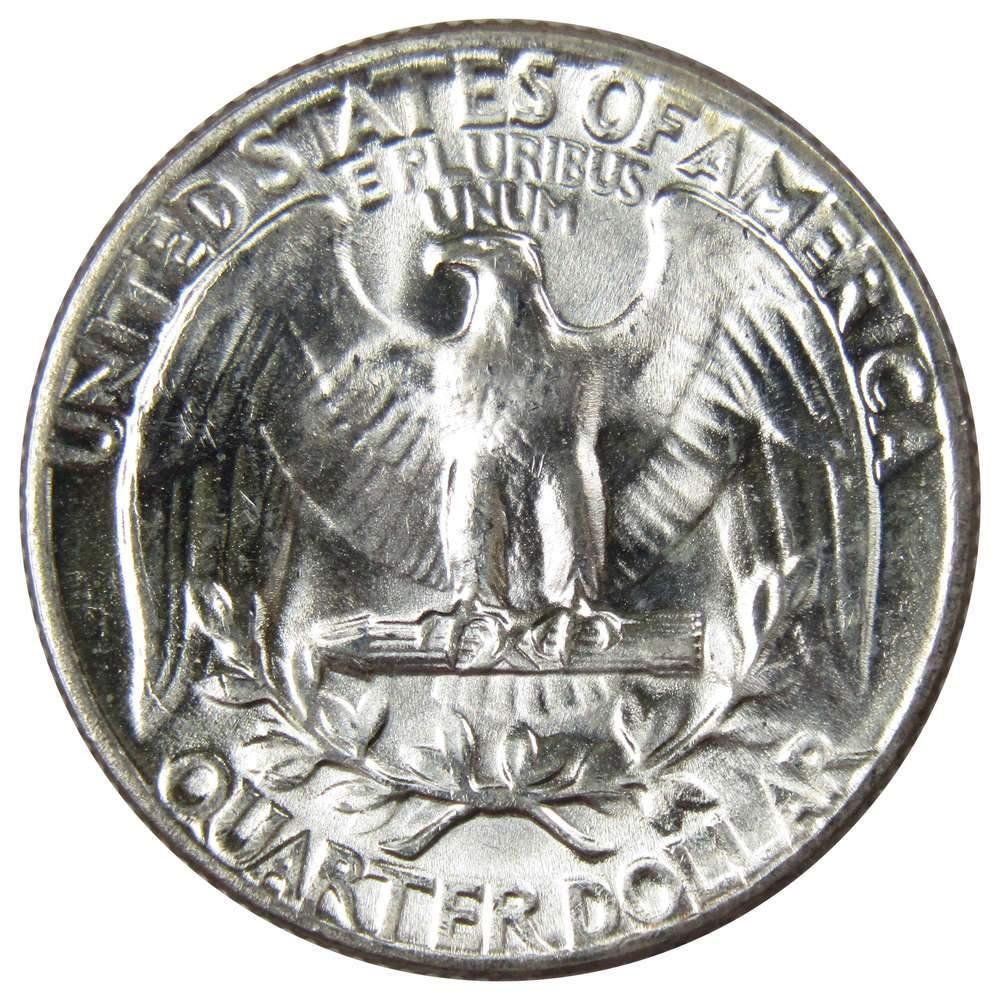 1956 Washington Quarter BU Uncirculated Mint State 90% Silver 25c US Coin