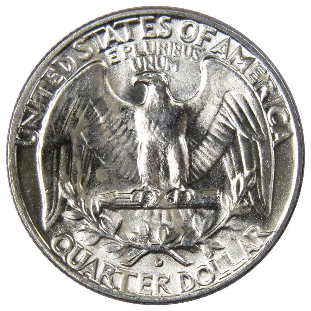 1959 D Washington Quarter BU Uncirculated Mint State 90% Silver 25c US Coin