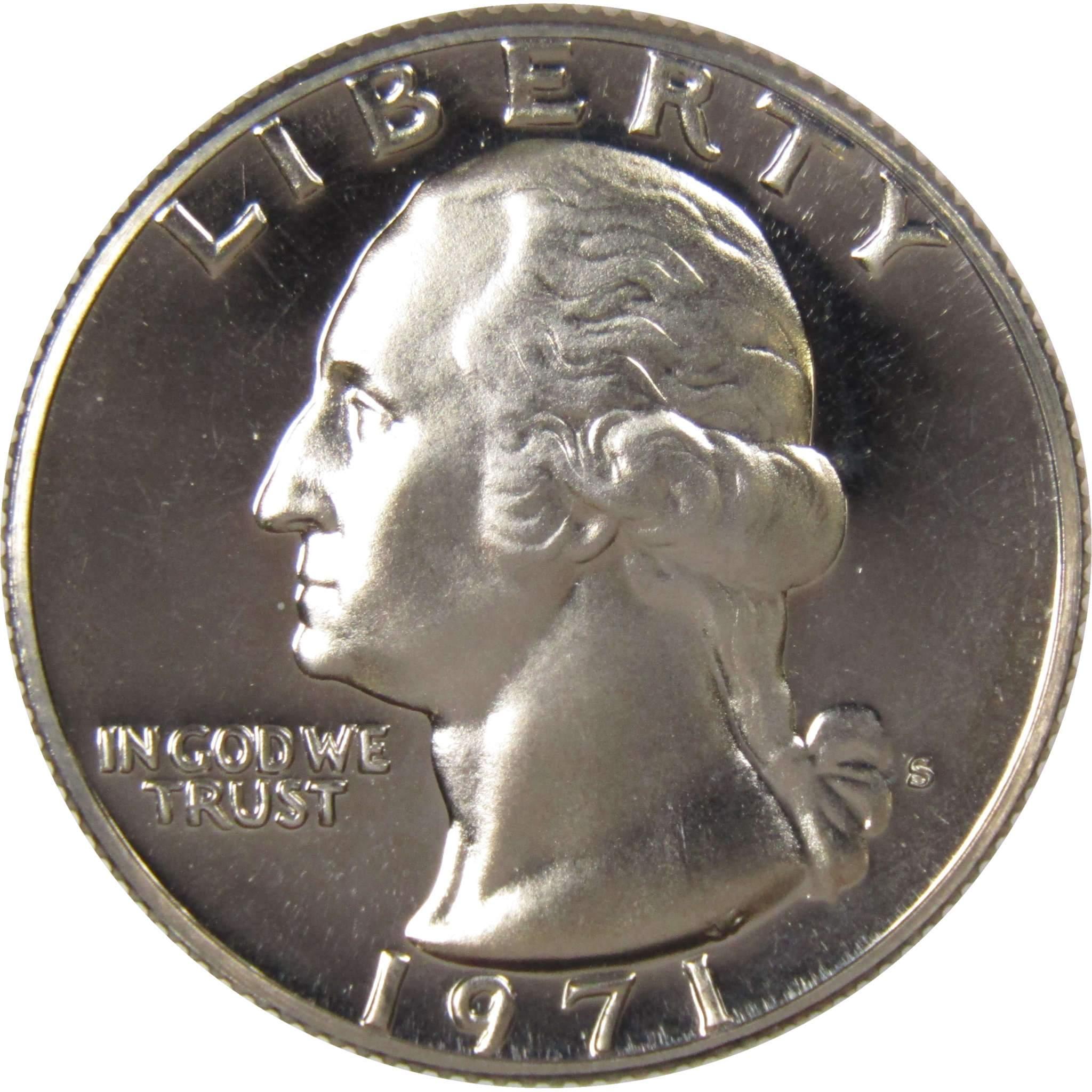 1971 S Washington Quarter Choice Proof 25c US Coin Collectible