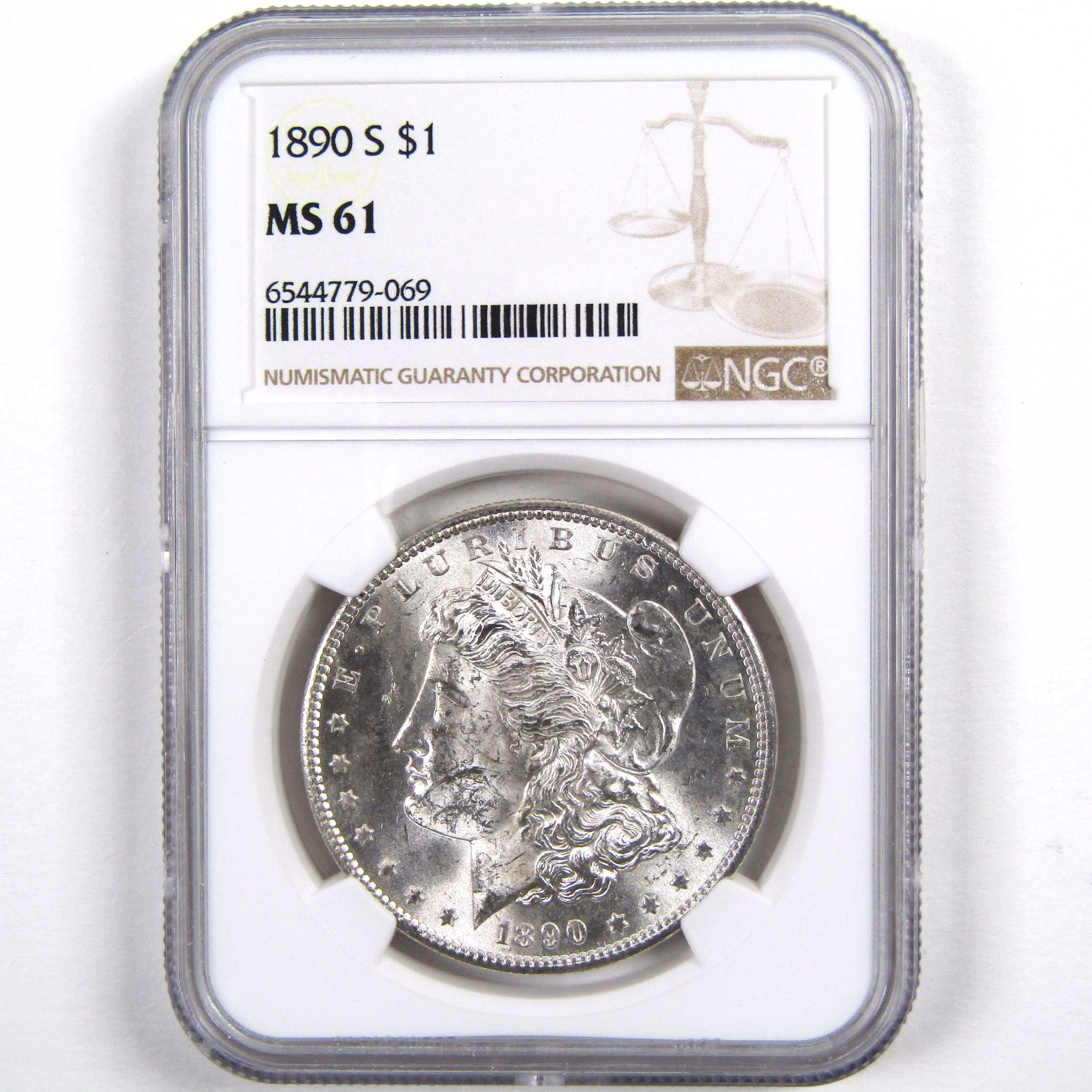 1890 S Morgan Dollar MS 61 NGC 90% Silver Uncirculated SKU:I3096 - Morgan coin - Morgan silver dollar - Morgan silver dollar for sale - Profile Coins &amp; Collectibles