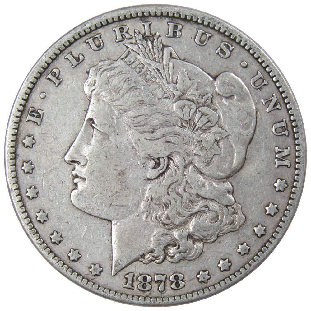 1878 S Morgan Dollar VF Very Fine 90% Silver $1 US Coin Collectible - Morgan coin - Morgan silver dollar - Morgan silver dollar for sale - Profile Coins &amp; Collectibles